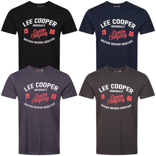 Lee Cooper Printed Crew Neck T-Shirt