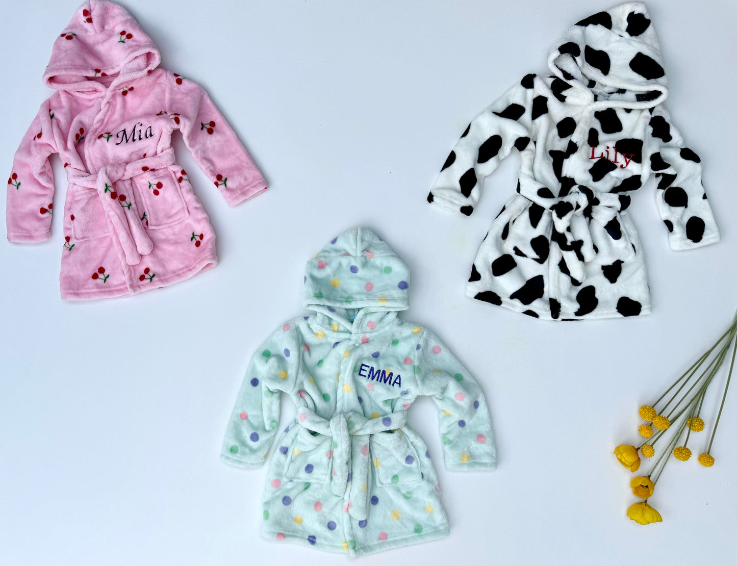 Personalised Embroidered Baby Robe