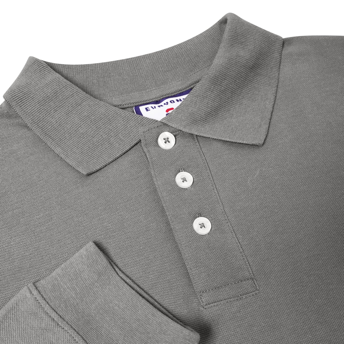 Evryone Long Sleeve Polo Shirt