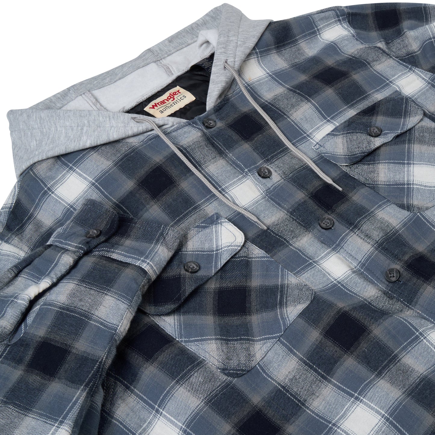 Wrangler Padded Hooded Shirt Jacket