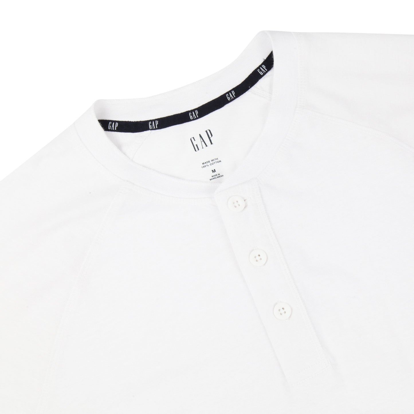 GAP Short Sleeve Henley T-Shirt