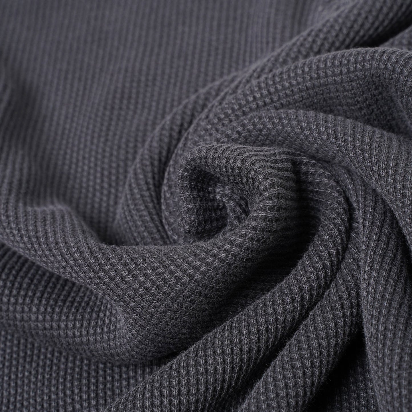 M&S Henley Waffle Long Sleeve Top