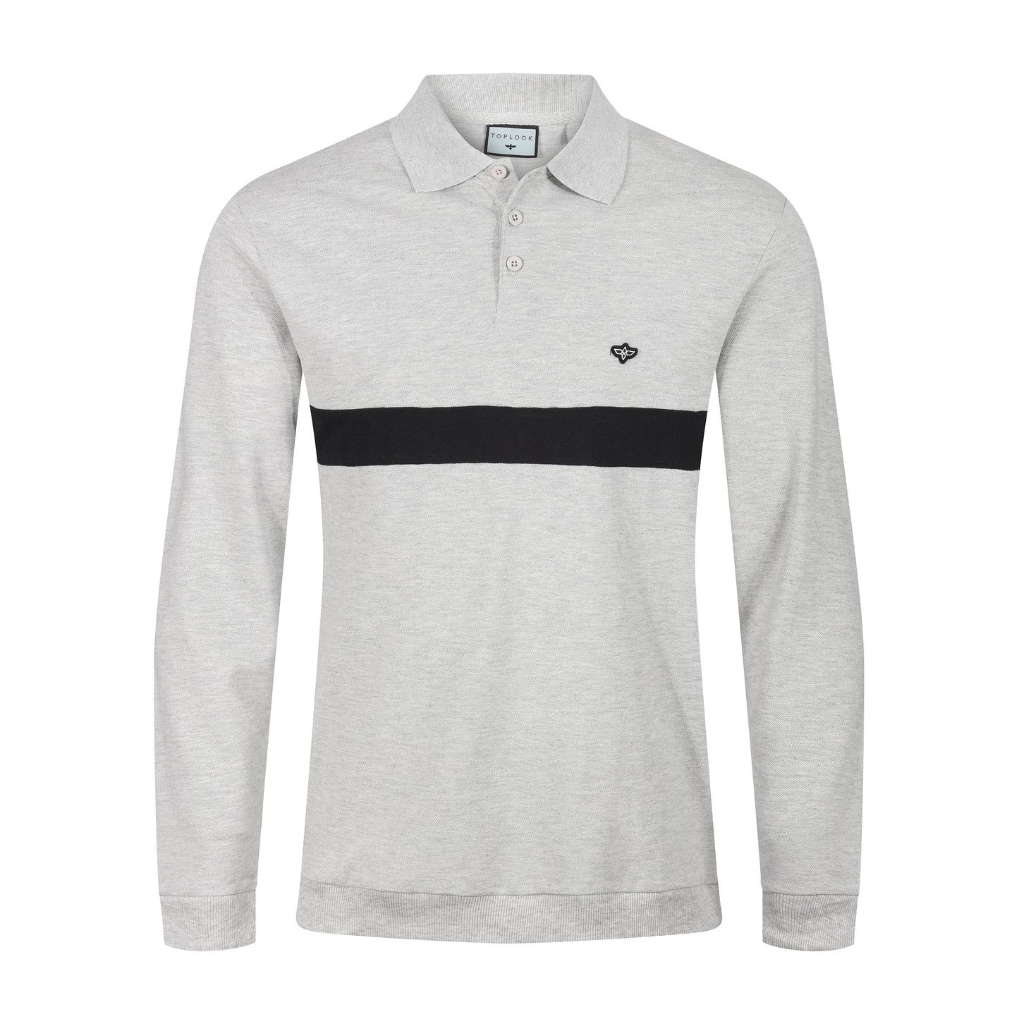 TL London Long Sleeve Stripe Polo Shirt