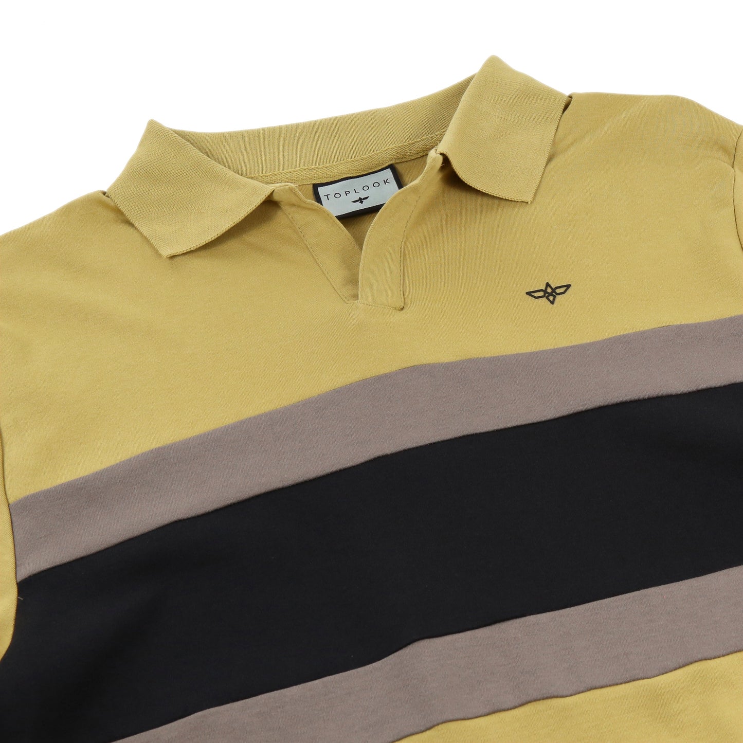 TL London 3 Stripe Long Sleeve Polo Shirt