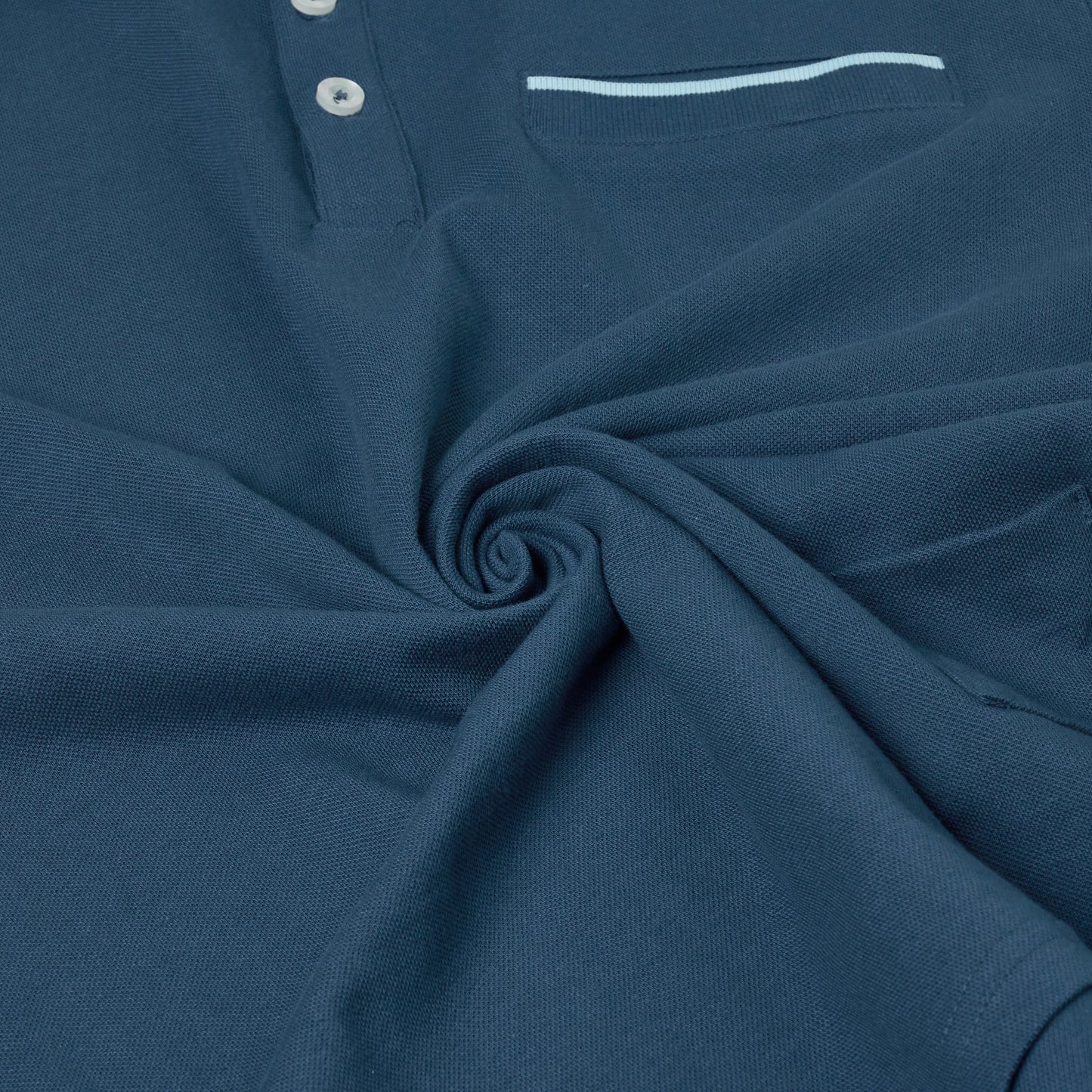 Evryone Contrast Tipped Polo Shirt