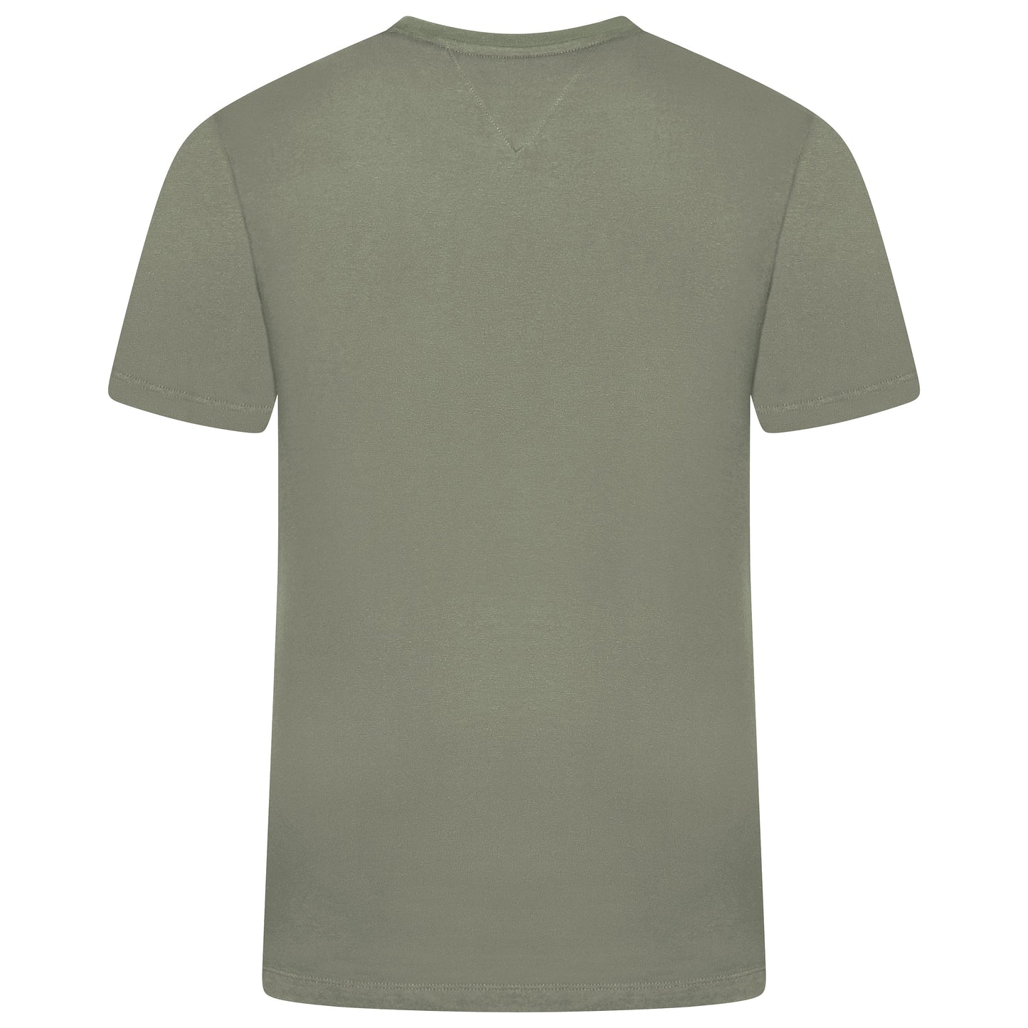 Tommy Hilfiger Flag Embroidery Jersey Crew Neck T-Shirt