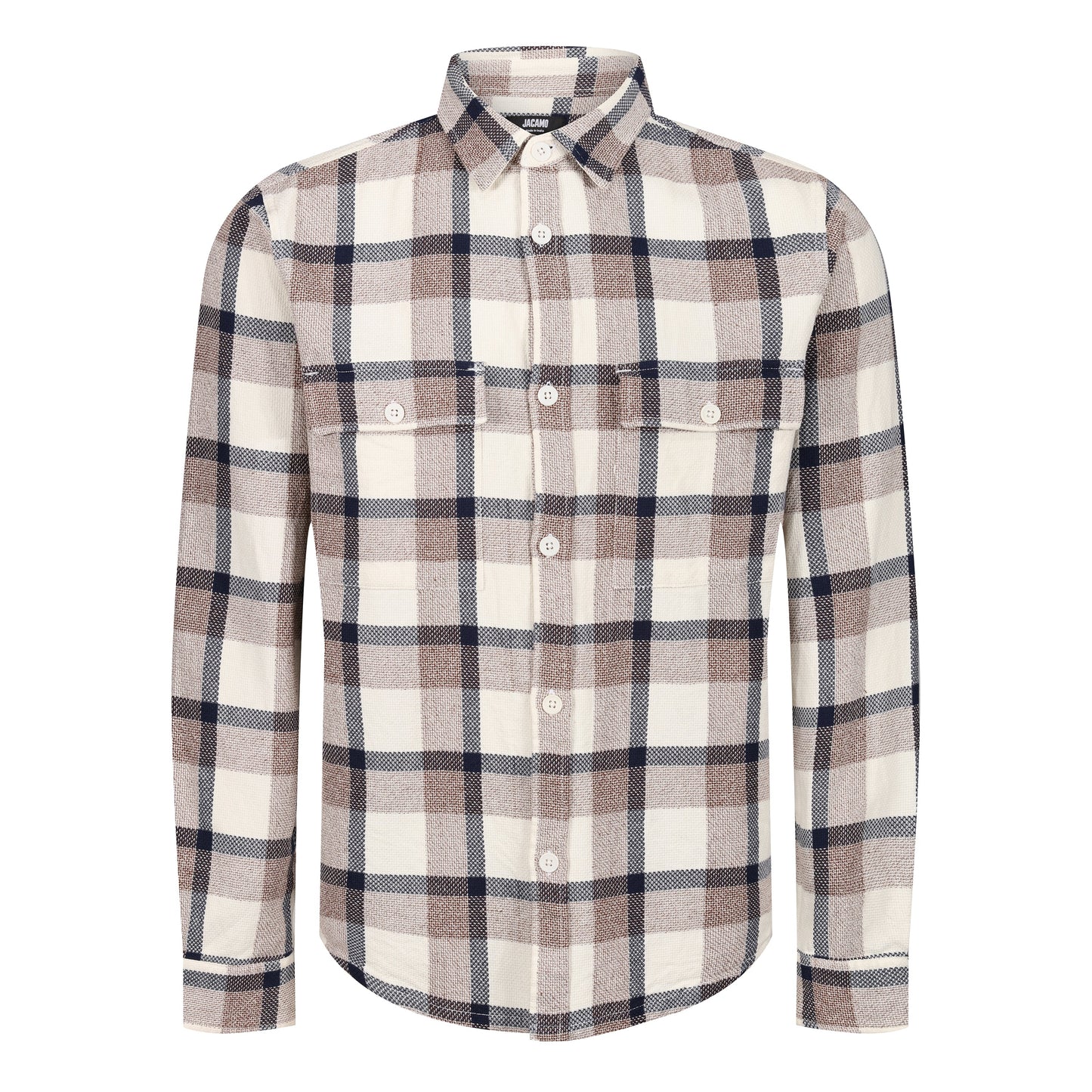 Jacamo Double Pocket Check Overshirt