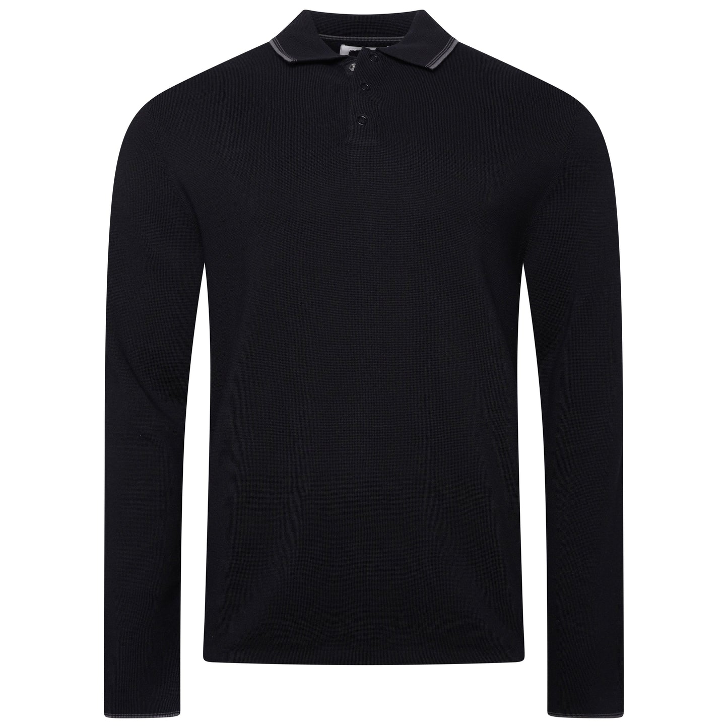 M&S Long Sleeve Cotton Modal Polo Shirt