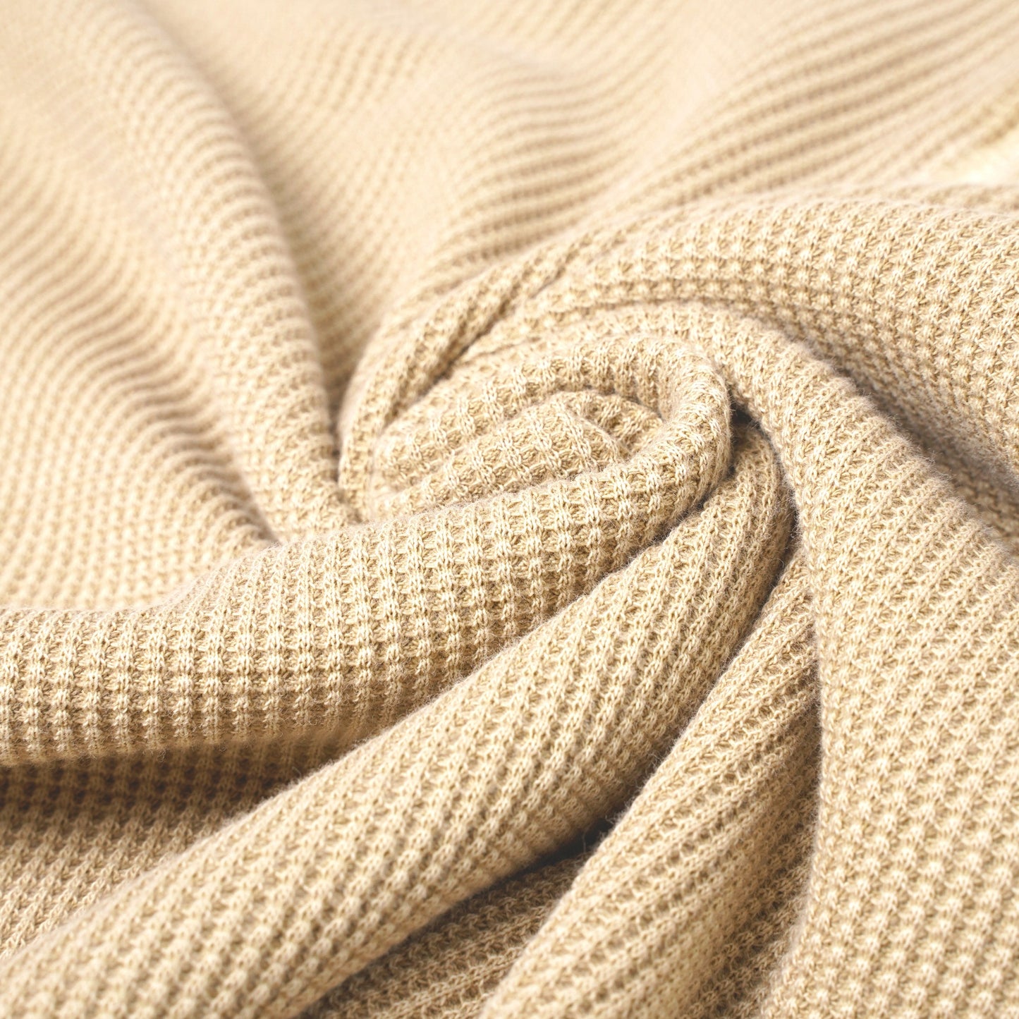 M&S Henley Waffle Long Sleeve Top