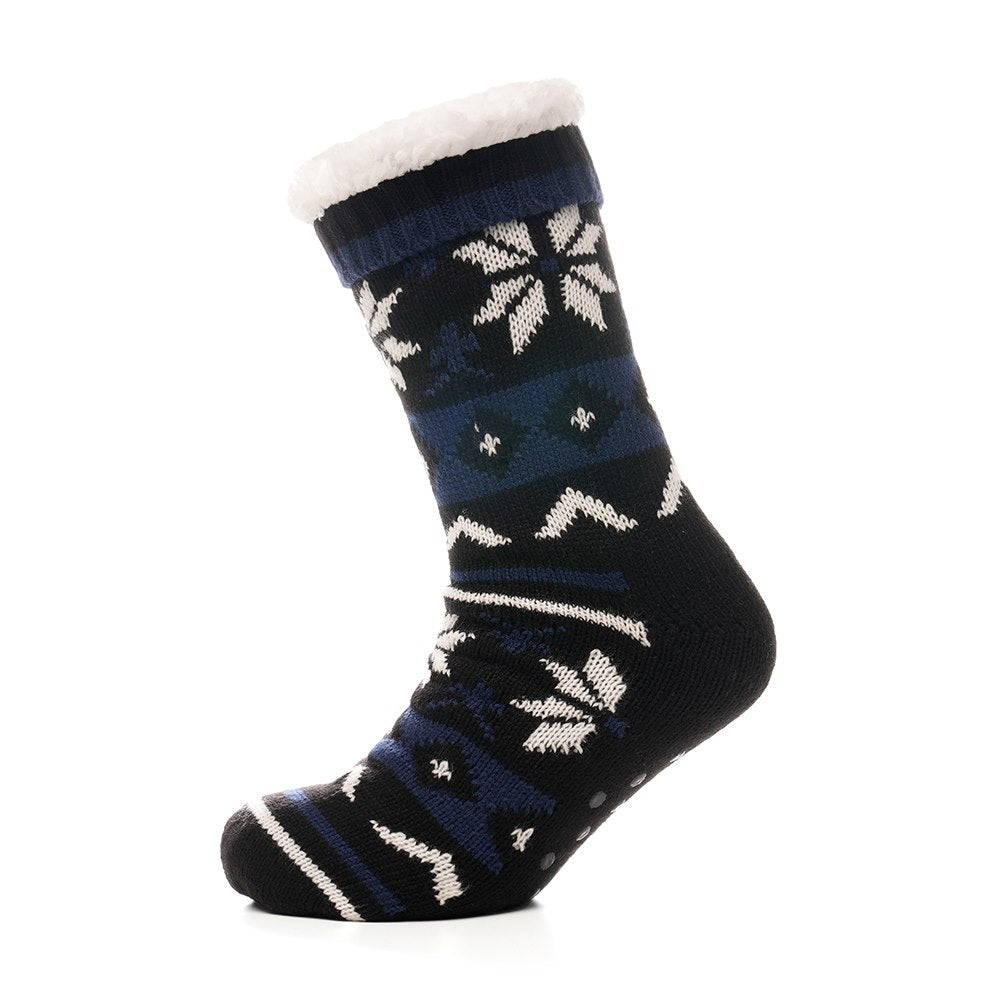 Tom Franks 1 Pair Chunky Knit Sherpa Slipper Socks