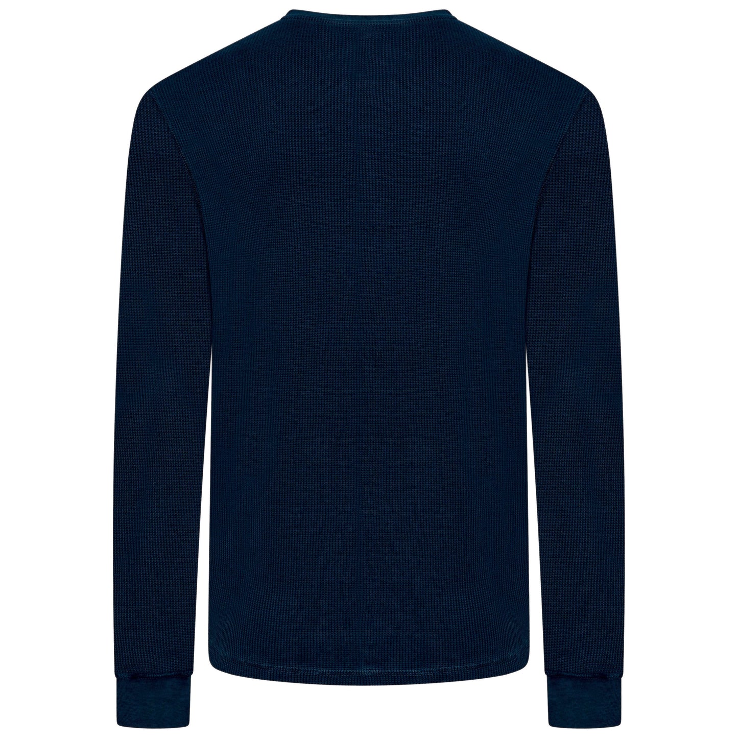 M&S Henley Waffle Long Sleeve Top