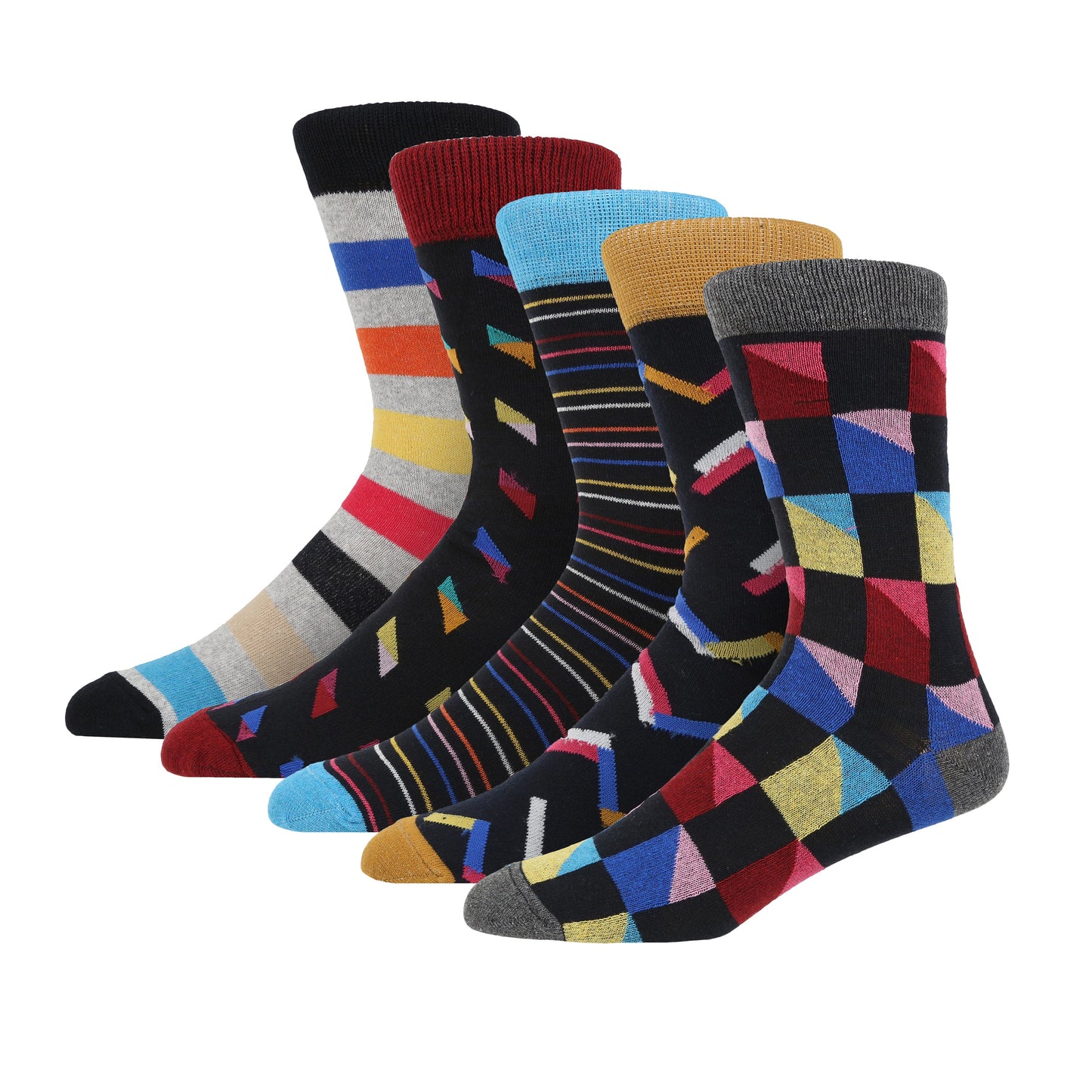 Next 5 Pairs Cotton Rich Patterned Socks