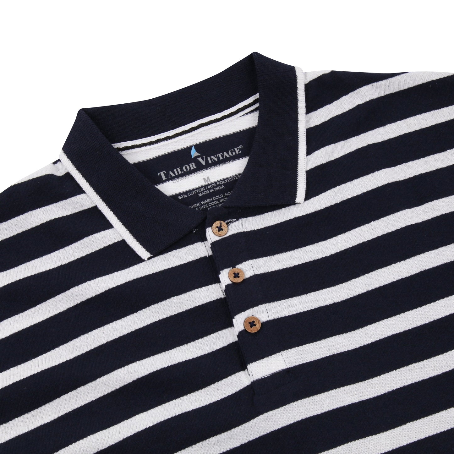 Tailor Vintage Striped Polo Shirt