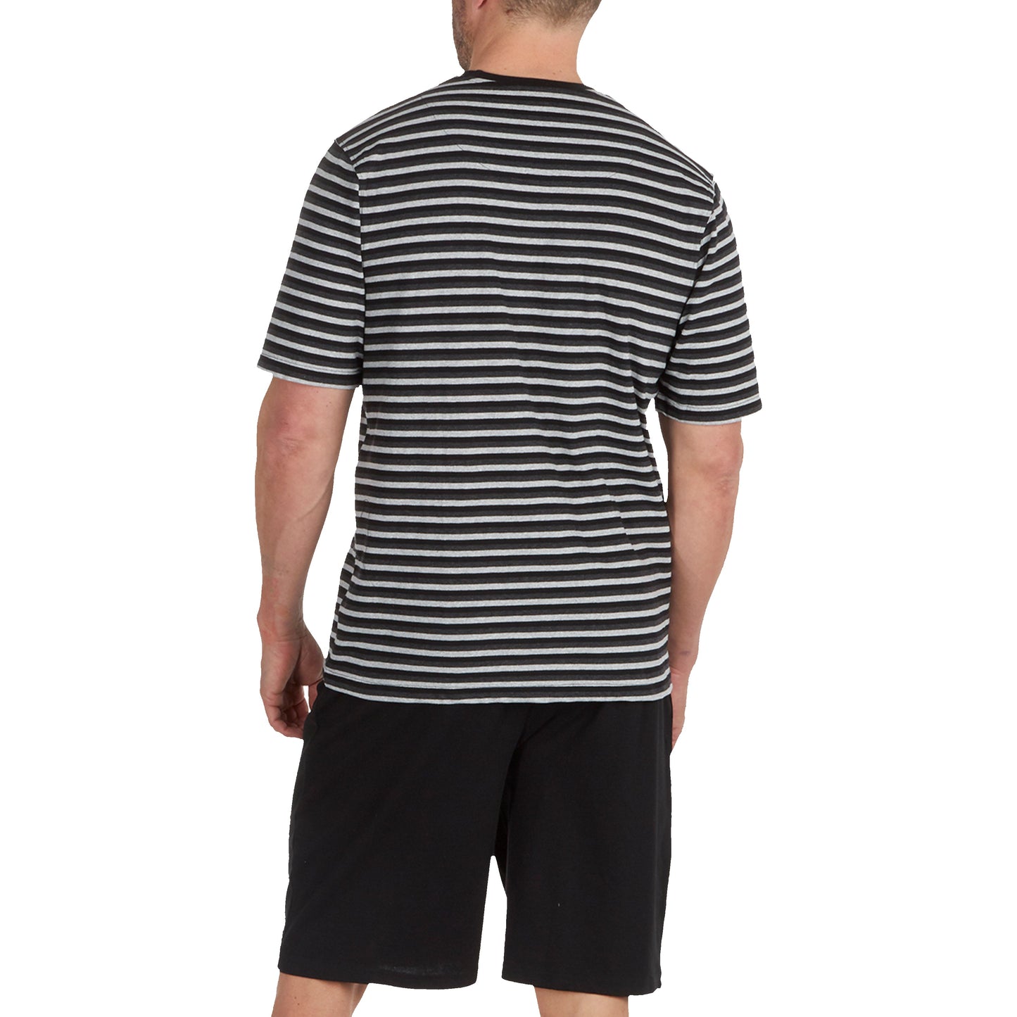 Momentii Stripe Lounge Shorts Set