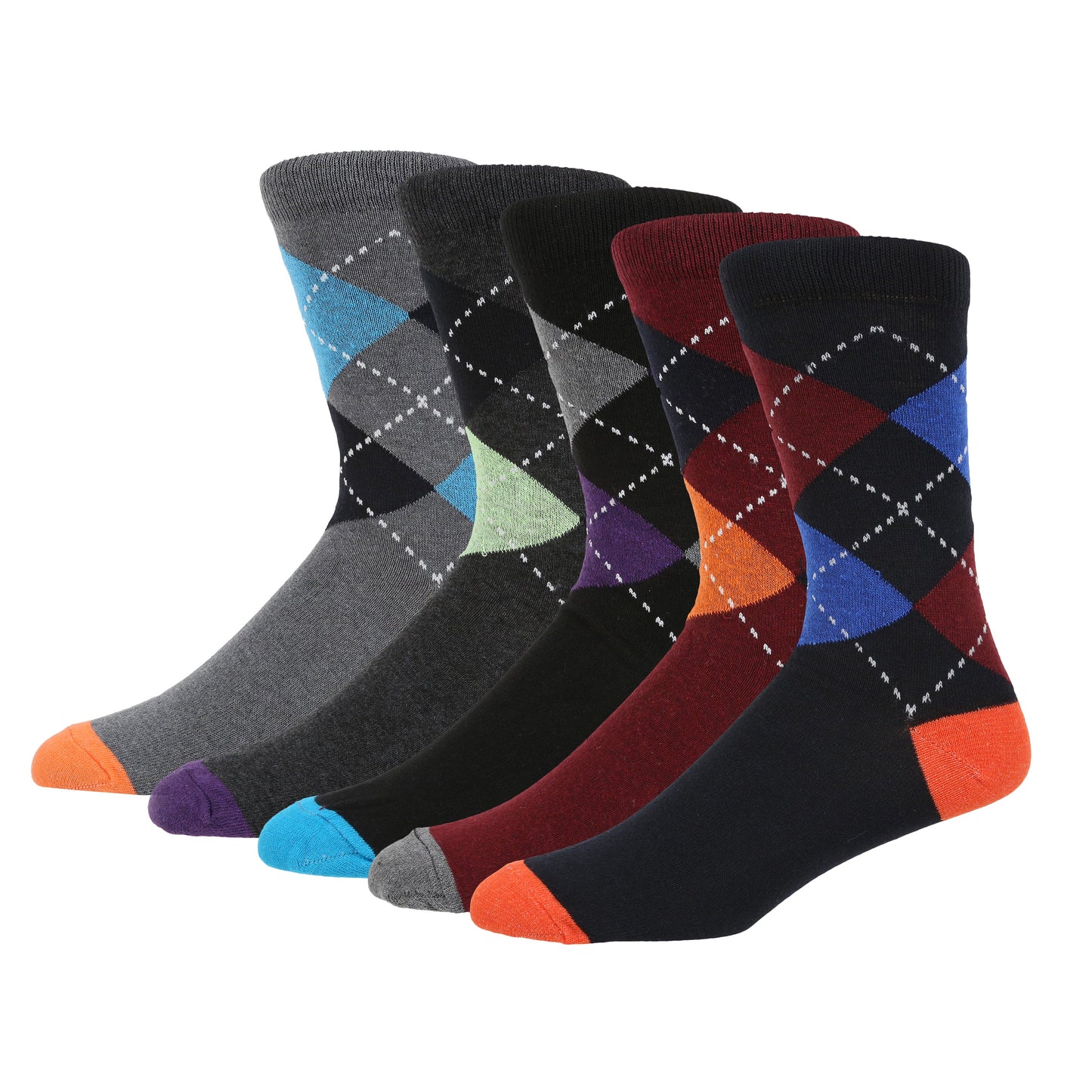 Next 5 Pairs Cotton Rich Patterned Socks