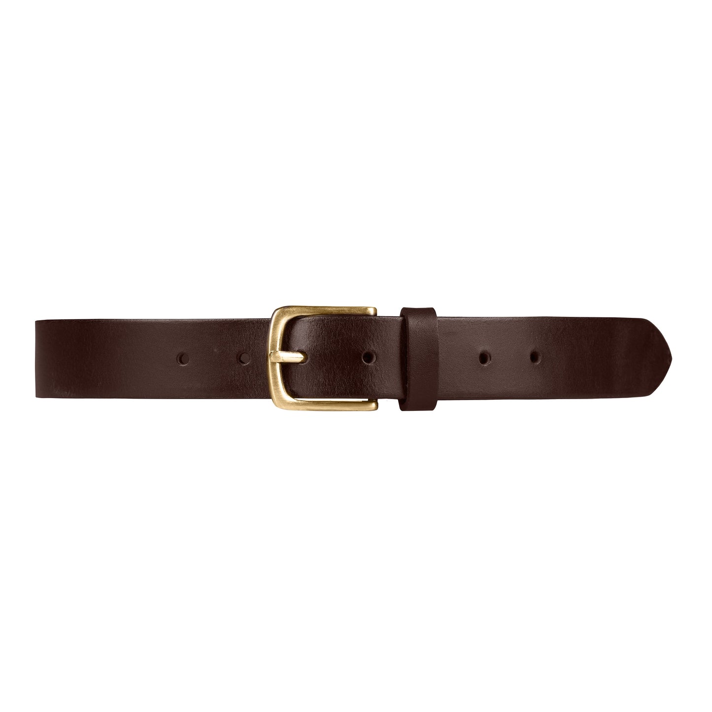 Outback 1.25" Wide Round Buckle Full Grain Leather Belt