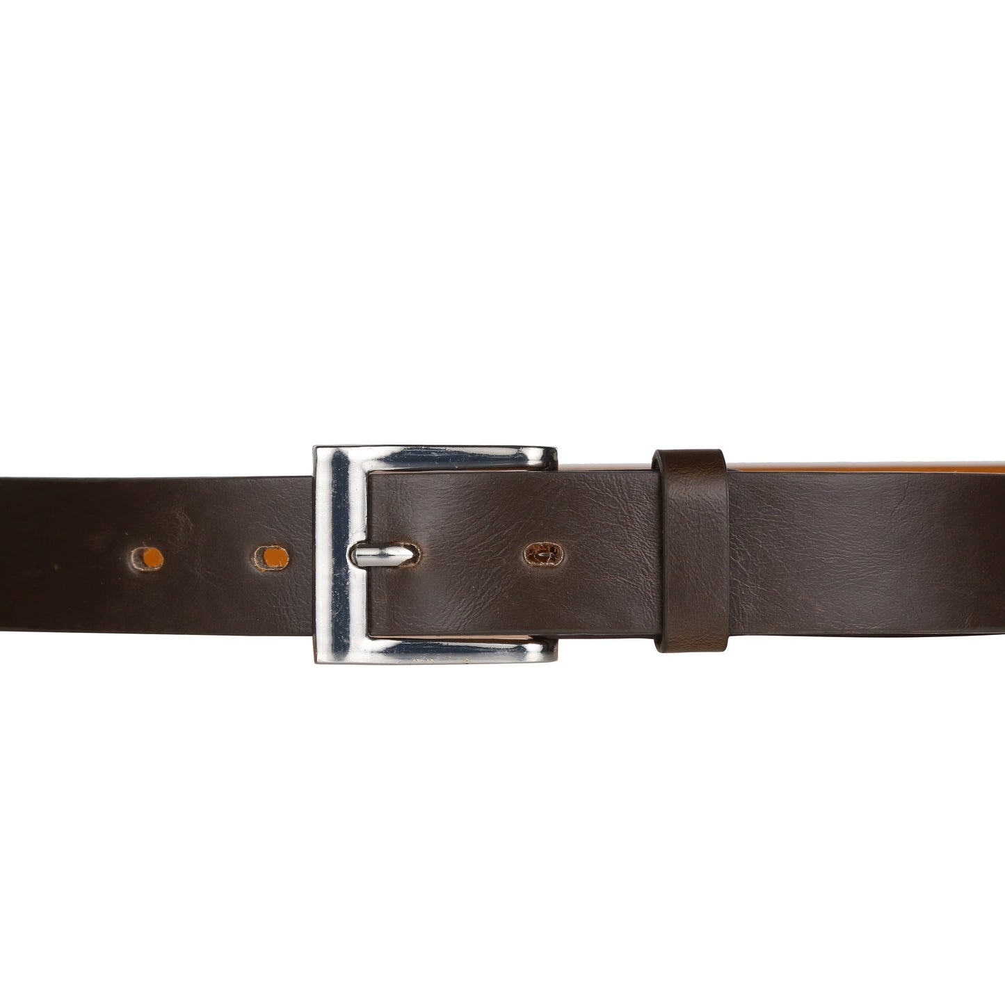 Forest 1" Wide Square Buckle Bonded Leather Belt