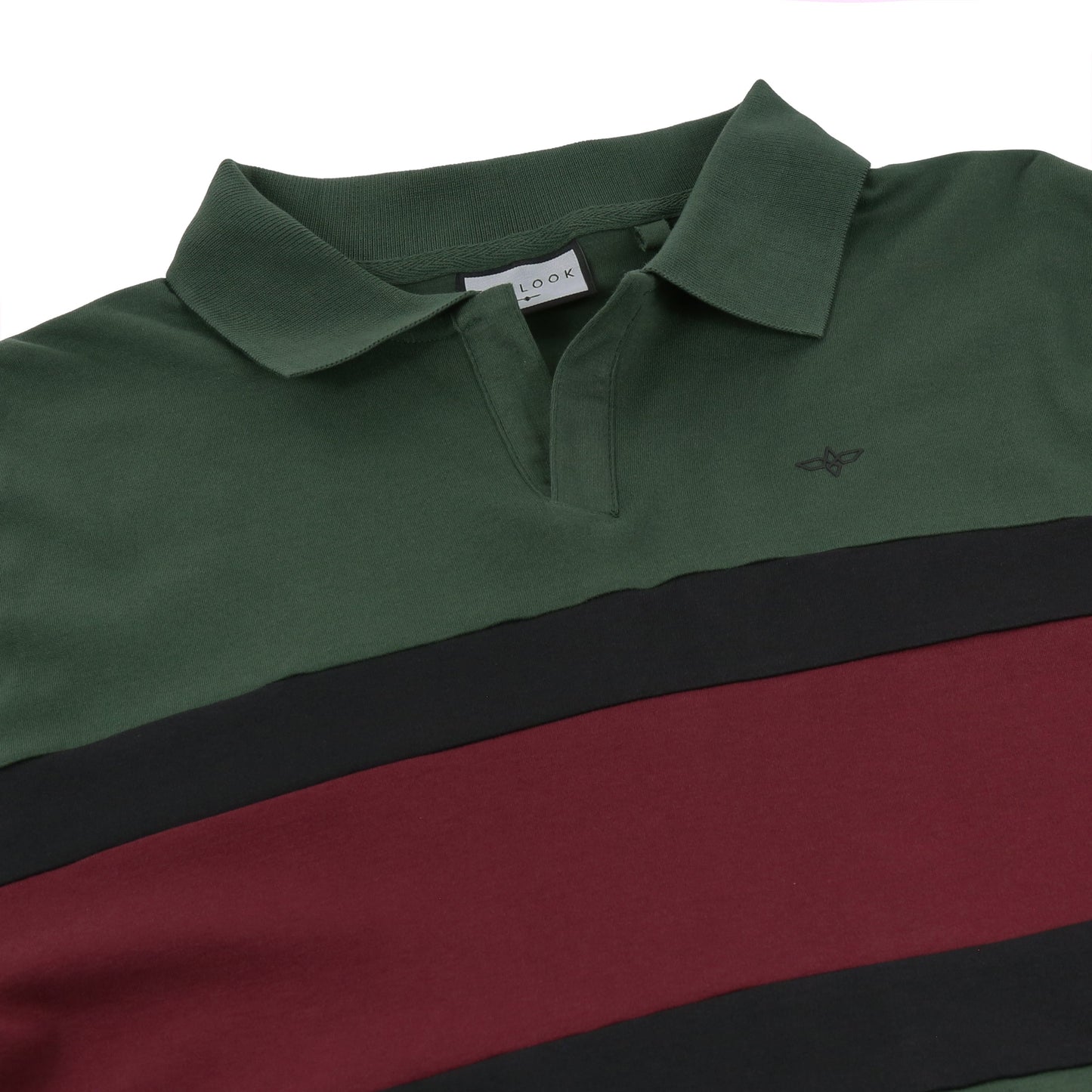 TL London 3 Stripe Long Sleeve Polo Shirt