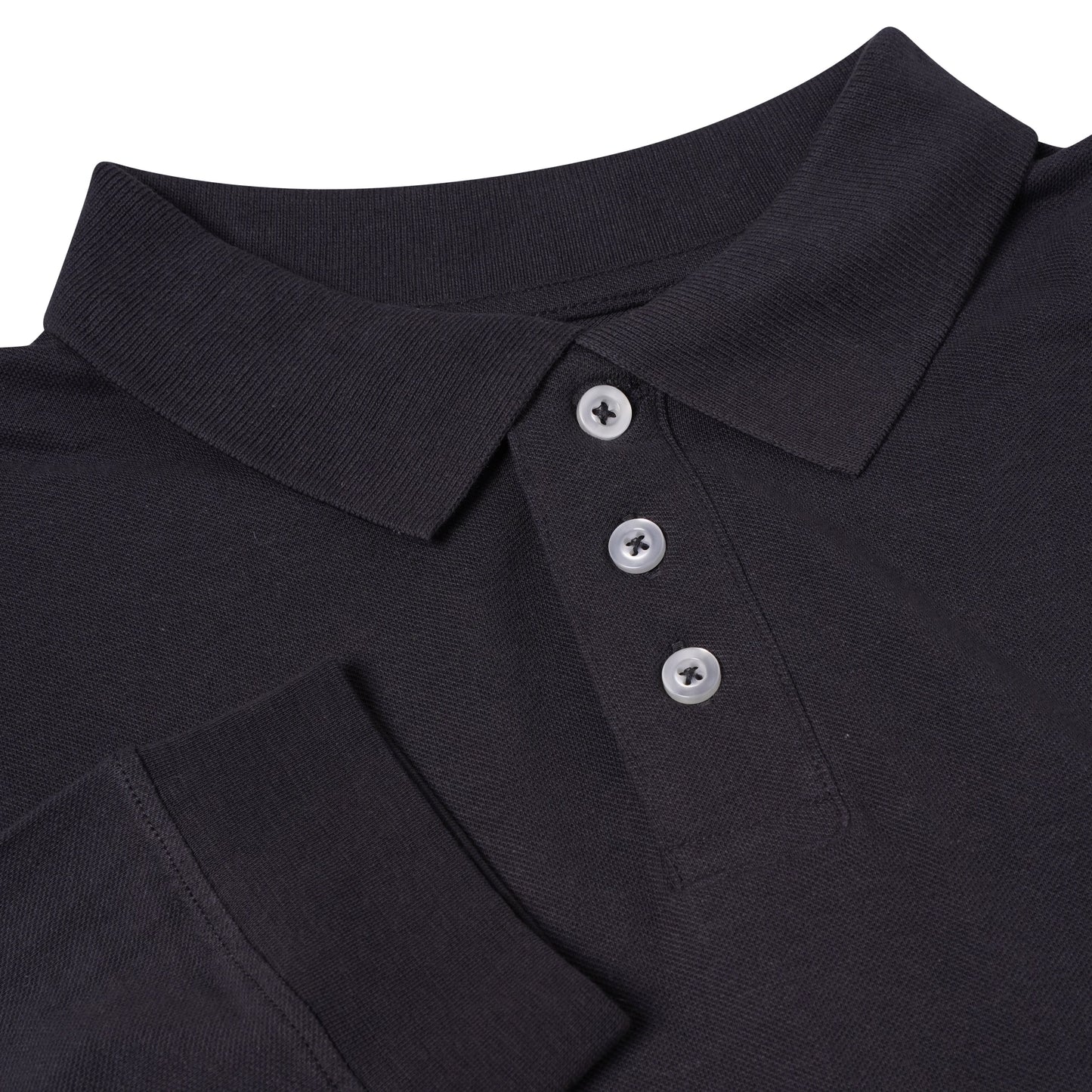 Everett Wales Long Sleeve Polo Shirt