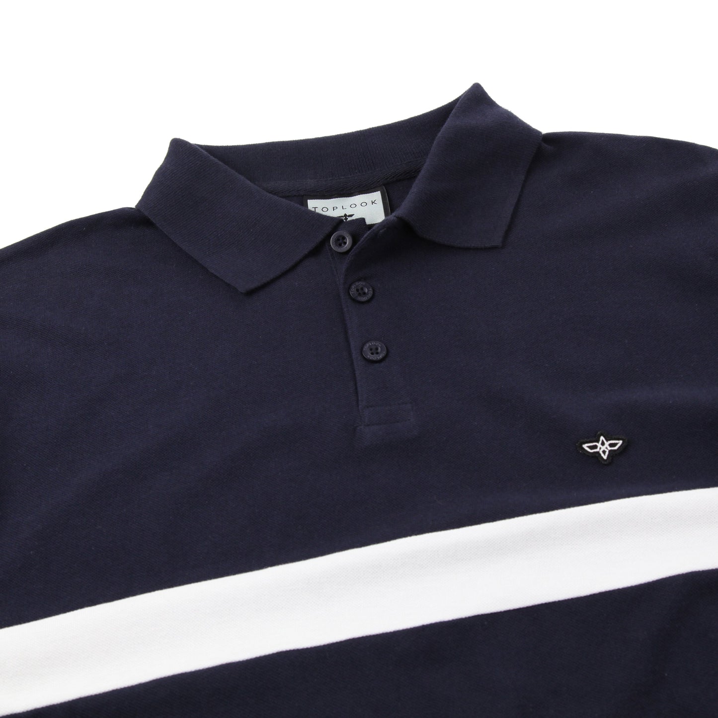 TL London Long Sleeve Stripe Polo Shirt