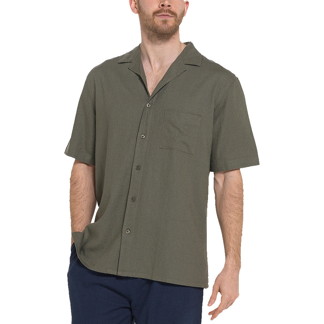 Indigo Roc Linen Blend Shirt