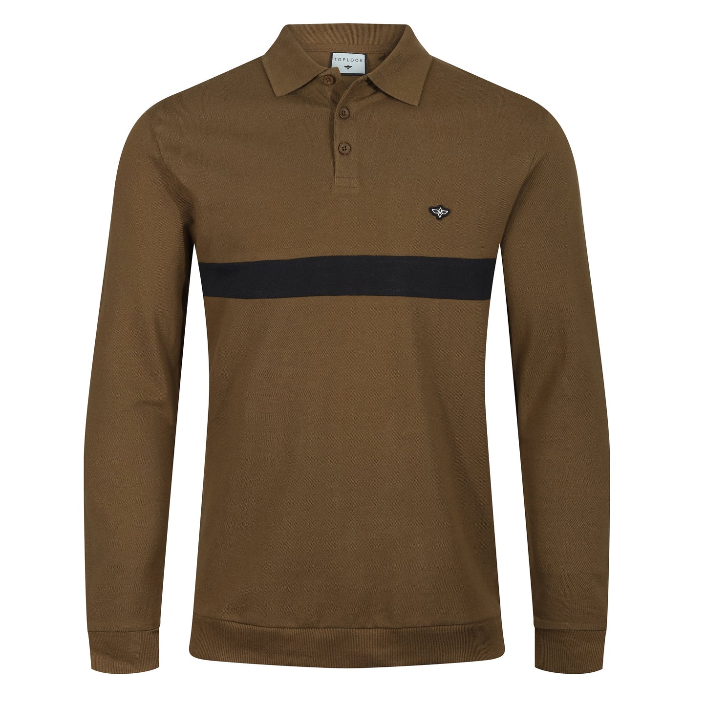 TL London Long Sleeve Stripe Polo Shirt
