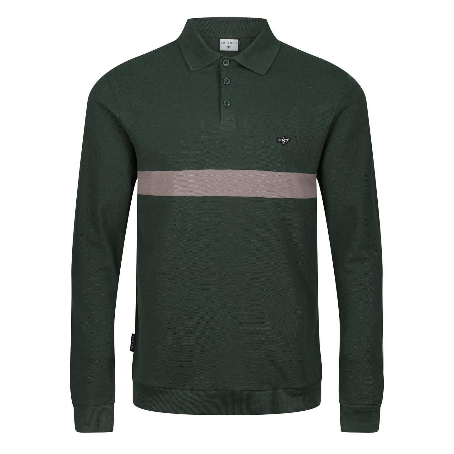 TL London Long Sleeve Stripe Polo Shirt