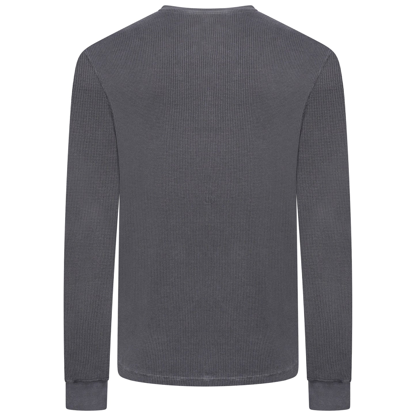M&S Henley Waffle Long Sleeve Top