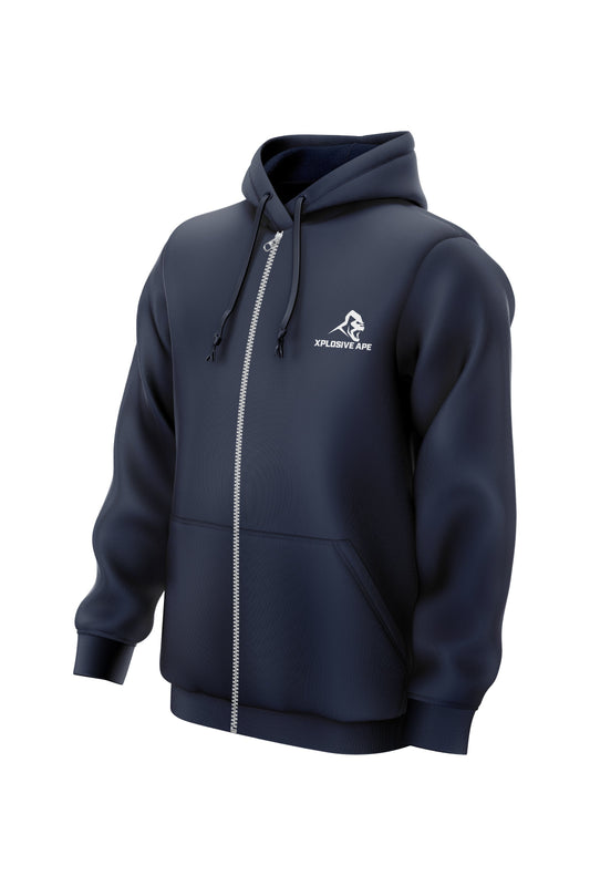 XAPE Prime V2 Zip Hoodie - Navy