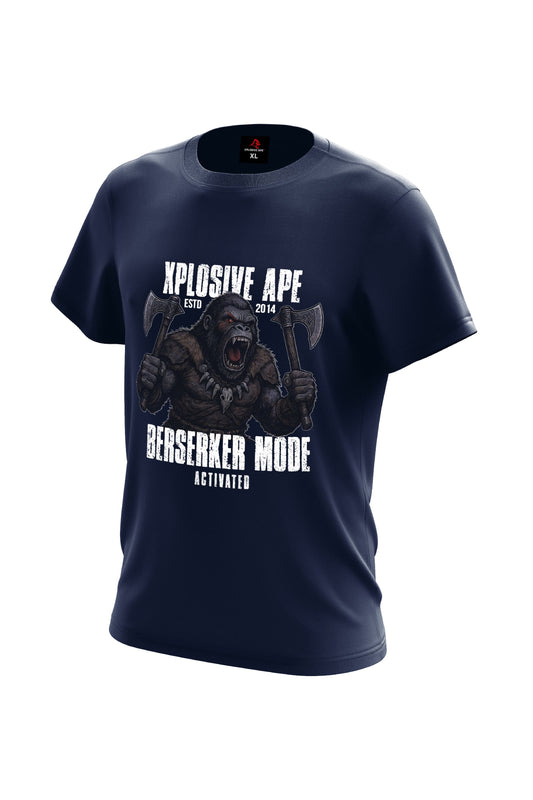 XAPE Berserk Mode Tee - Navy