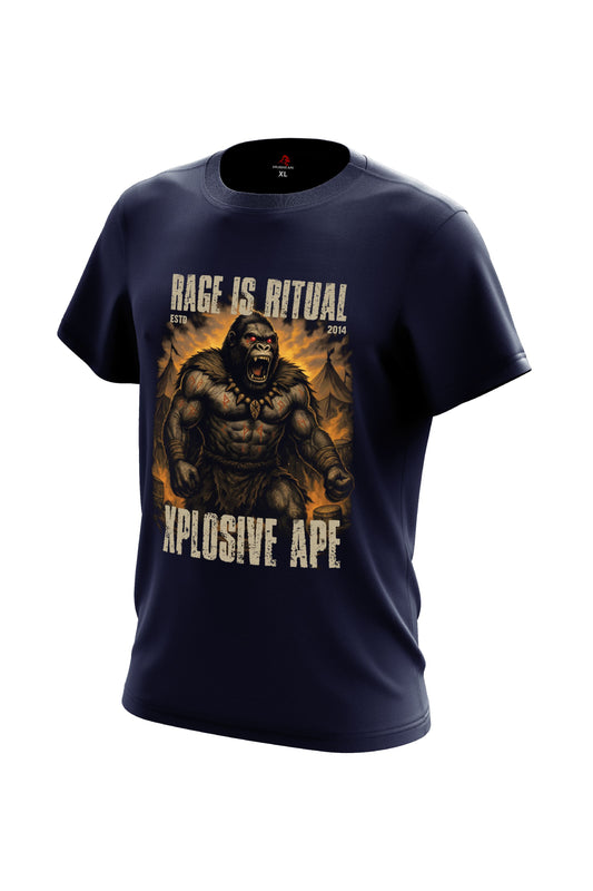 XAPE Rage Ritual Tee - Navy